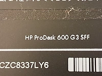 Computer met 2x beeldscherm, hp, prodesk 600 g3 sff, core i5 7th gen - afbeelding 10 van  10