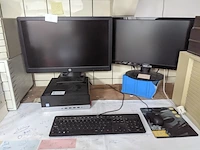 Computer met 2x beeldscherm, hp, prodesk 600 g3 sff, core i5 7th gen - afbeelding 2 van  7