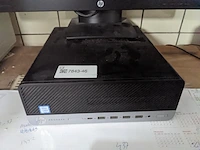 Computer met 2x beeldscherm, hp, prodesk 600 g3 sff, core i5 7th gen - afbeelding 3 van  7