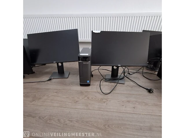 Computer met 2x beeldscherm lenovo, dell, h530s, core i5 - afbeelding 1 van  9