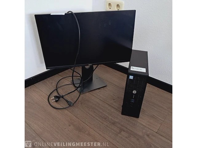 Computer met beeldscherm hp, dell, prodesk 400 g3 sff business - afbeelding 1 van  8