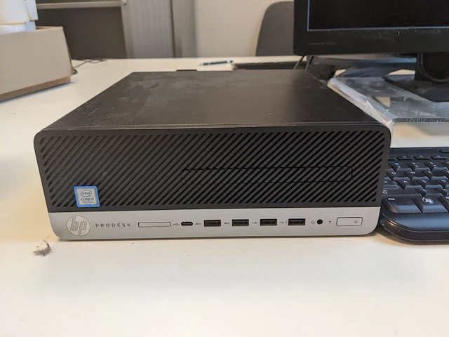 Computer met beeldscherm, hp, prodesk 600 g3 sff, core i5 7th gen - afbeelding 2 van  6
