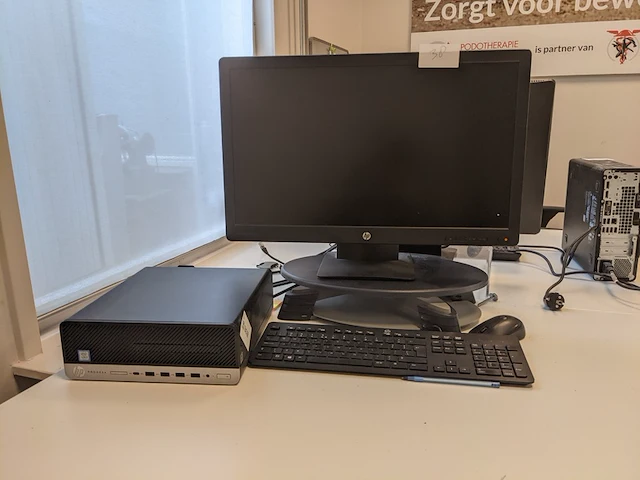 Computer met beeldscherm, hp, prodesk 600 g3 sff, core i5 7th gen - afbeelding 1 van  8