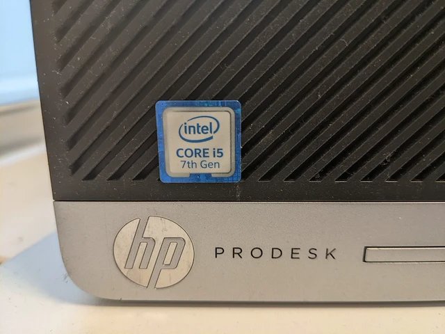 Computer met beeldscherm, hp, prodesk 600 g3 sff, core i5 7th gen - afbeelding 4 van  8