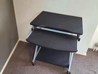 Computertafel op wielen - 50x60x71cm - afbeelding 1 van  3