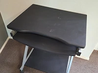 Computertafel op wielen - 50x60x71cm - afbeelding 2 van  3