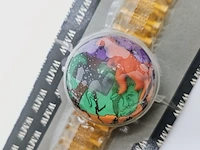 Concept bubble watch met dinosaurus - collector's item - afbeelding 3 van  6