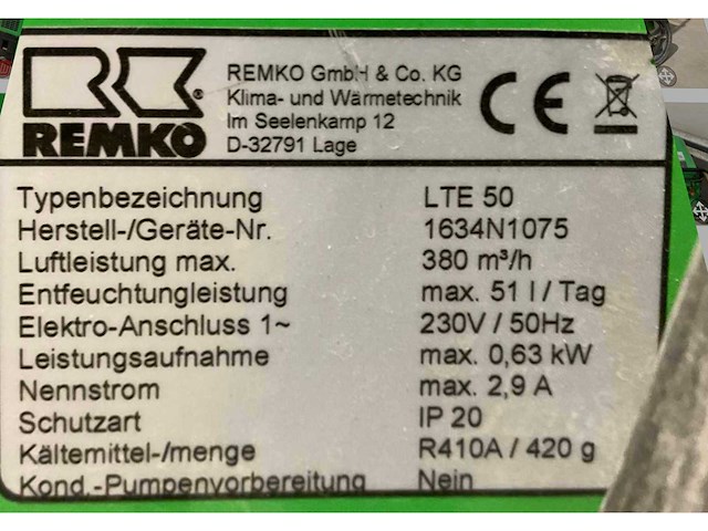 Condensatiedroger / bouwdroger - afbeelding 3 van  11