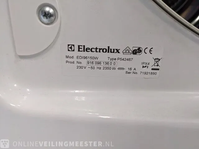 Condensdroger met stoom functie electrolux, edi 96150 - afbeelding 2 van  11