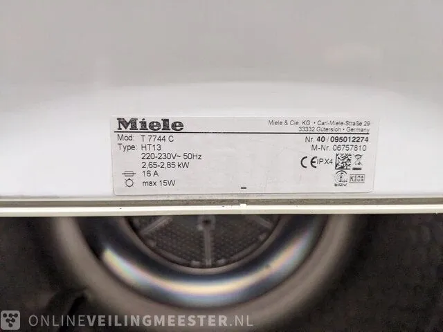 Condensdroger miele, t 7744 c - afbeelding 11 van  11