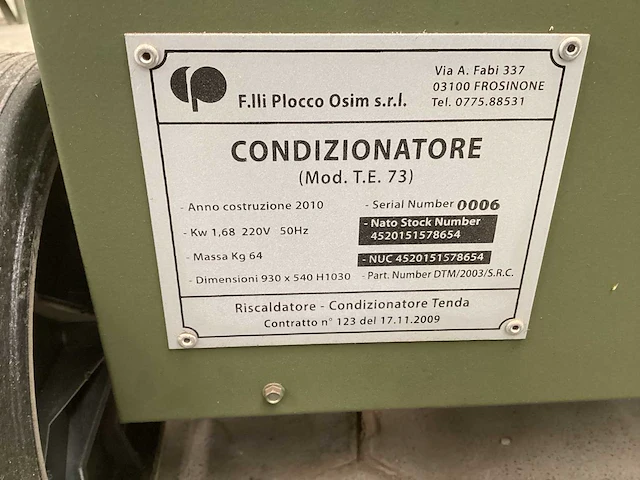 Condizionatore t.e.73 elektrische kachel - afbeelding 6 van  6
