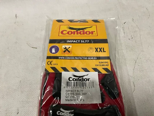 Condor impact sl77 heavy impact werkhandschoen xxl (38x) - afbeelding 2 van  5