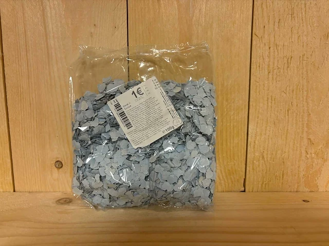 Confetti blauw - 100gr (2880x) - afbeelding 1 van  2