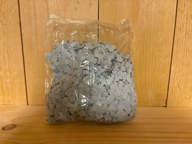 Confetti blauw - 100gr (2880x) - afbeelding 2 van  2