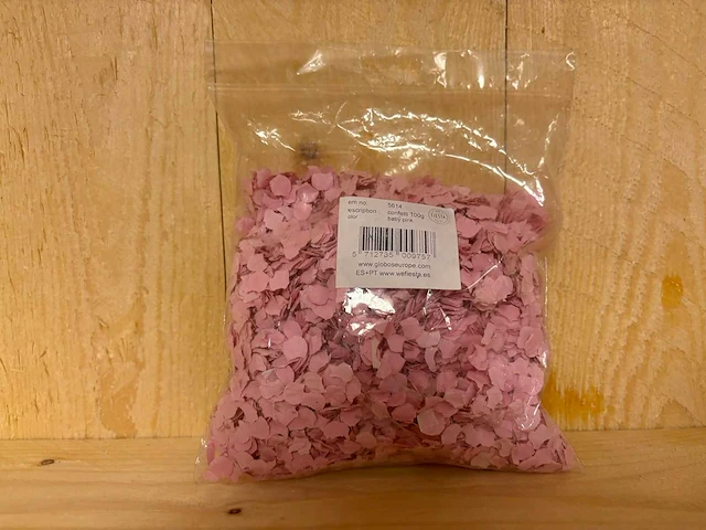 Confetti roze - 100gr (2880x) - afbeelding 2 van  2