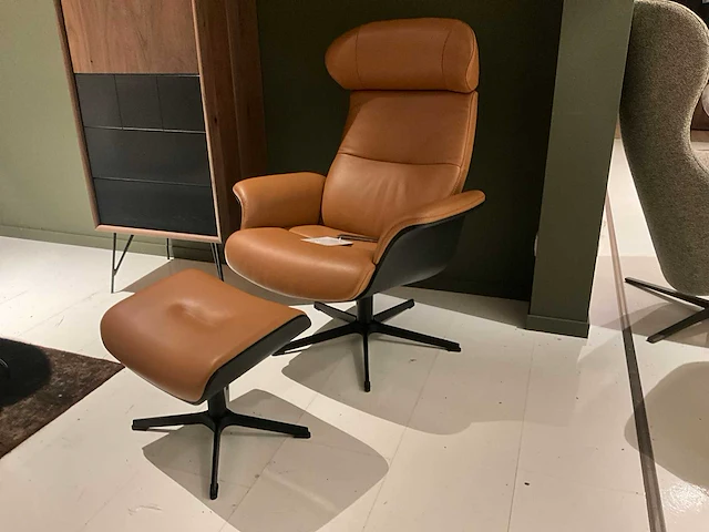 Conform time out large relaxfauteuil inclusief ottoman - afbeelding 1 van  9