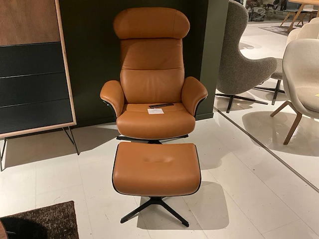 Conform time out large relaxfauteuil inclusief ottoman - afbeelding 3 van  9