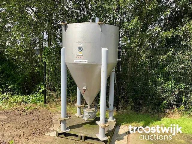 Conische hopper rvs - afbeelding 2 van  3