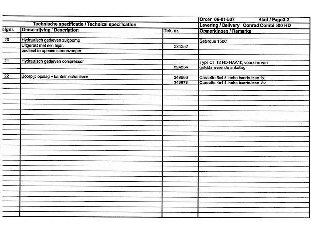 Conrad/iveco combi 500hd mobiele verticale boorinstallatie - afbeelding 51 van  55