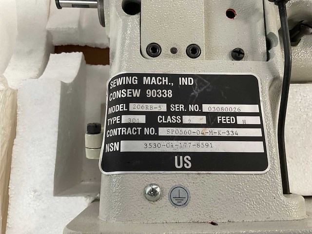 Consew 206rb-5 naaimachine - afbeelding 3 van  8