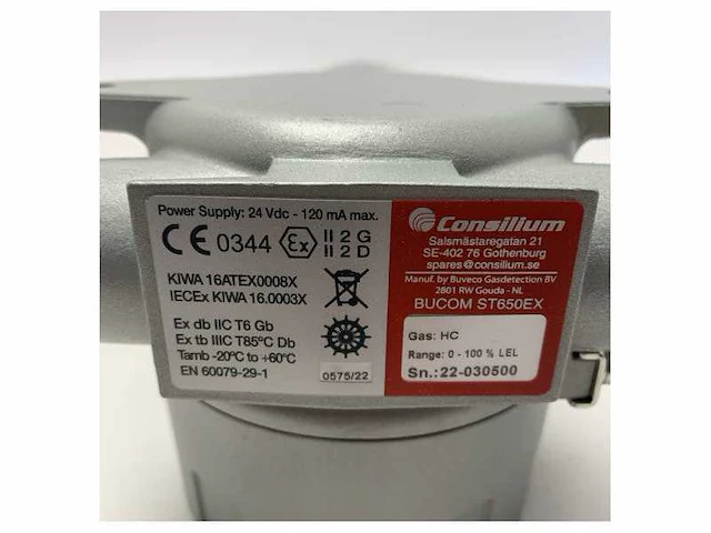 Consilium st650ex solas certified gas detector unit - afbeelding 9 van  10