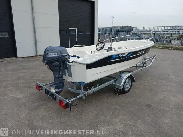 Consoleboot inclusief boottrailer searider, 450 splash, wit, bouwjaar 2022 - afbeelding 43 van  53