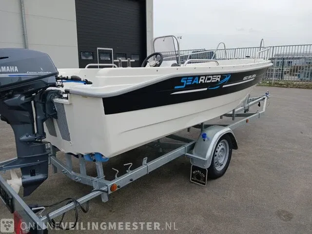 Consoleboot inclusief boottrailer searider, 450 splash, wit, bouwjaar 2022 - afbeelding 45 van  53