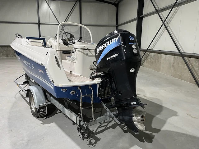 Consoleboot quicksilver, 500 commander, bouwjaar 2005, excl. trailer - afbeelding 8 van  26