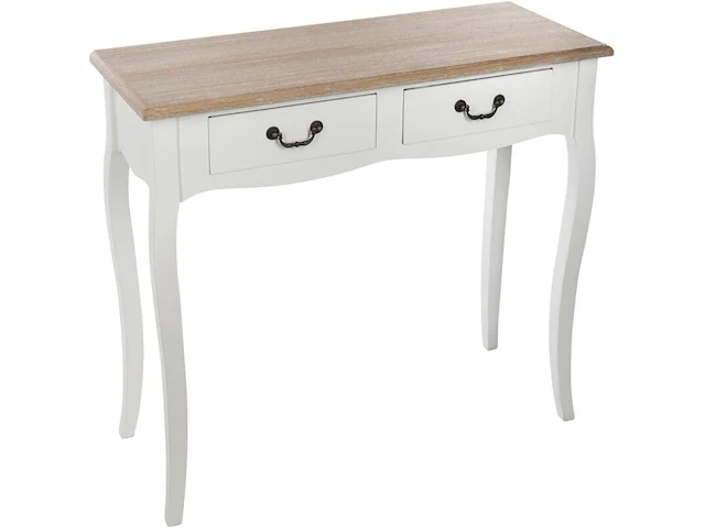 Consoletafel met 2 laden, 87x34x78cm atmosphera - afbeelding 1 van  6