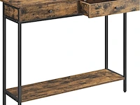 Consoletafel met laden industrieel vasagle, lnt015b01v1 - afbeelding 1 van  6