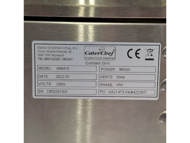 Contactgrill, caterchef, 688415, 2022 - afbeelding 3 van  12