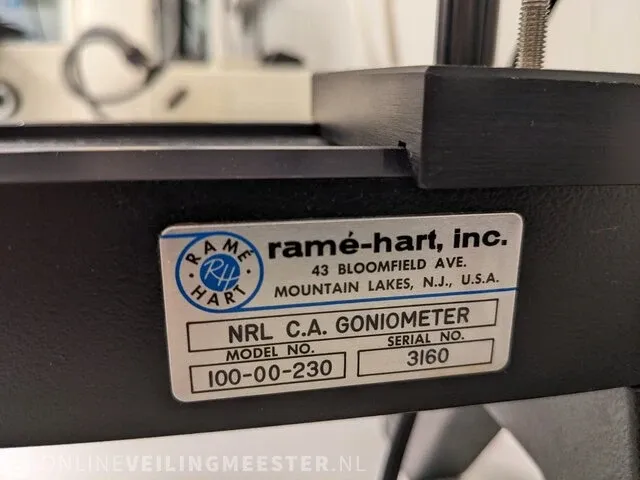 Contacthoekmeter rame-hart inc., 100-00-230 - afbeelding 7 van  9