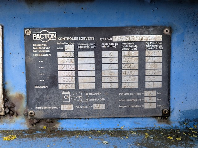 Container semi-trailer, pacton, txc.230-2, 1993 - afbeelding 13 van  21