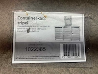 Containerkast triple 129x224,5x91 cm - afbeelding 6 van  7