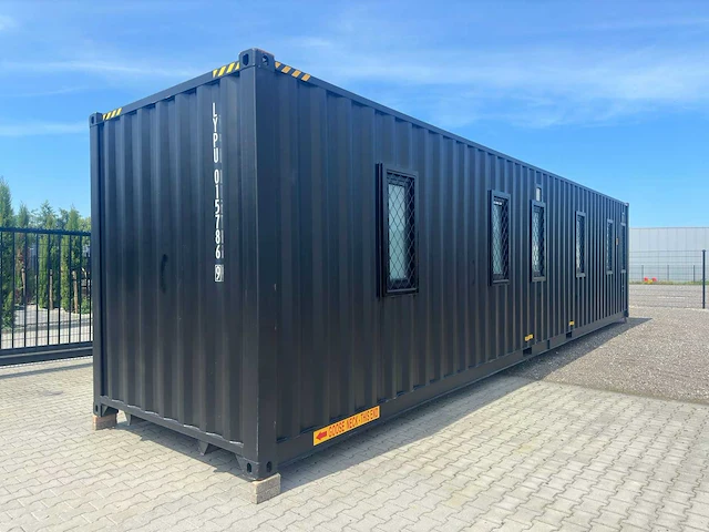 Containerwoning / container unit 40 ft hq / 12 m tiny house dubbele woning - afbeelding 3 van  31