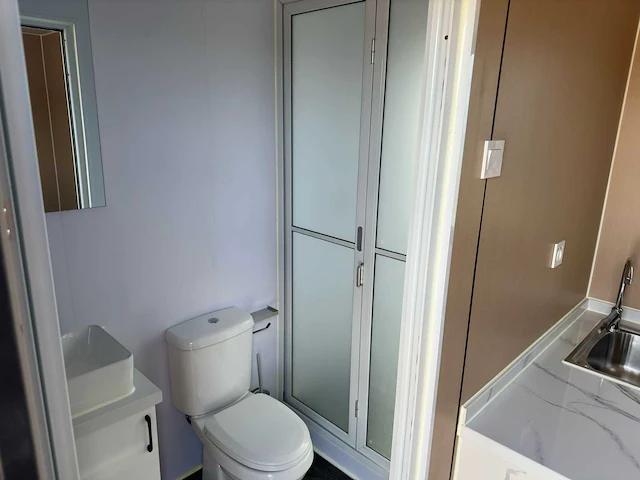 Containerwoning / container unit 40 ft hq / 12 m tiny house dubbele woning - afbeelding 18 van  31