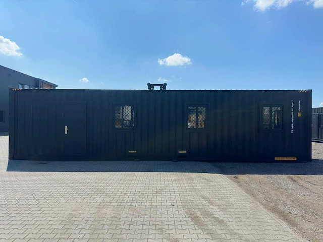Containerwoning / container unit 40 ft hq / 12 m tiny house enkele woning - afbeelding 23 van  35