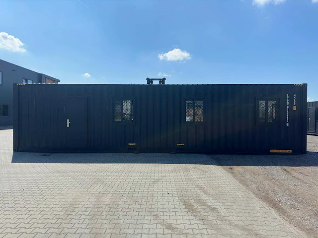 Containerwoning / container unit 40 ft hq / 12 m tiny house enkele woning - afbeelding 31 van  35