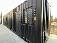 Containerwoning / container unit 40 ft hq / 12 m tiny house trio woning