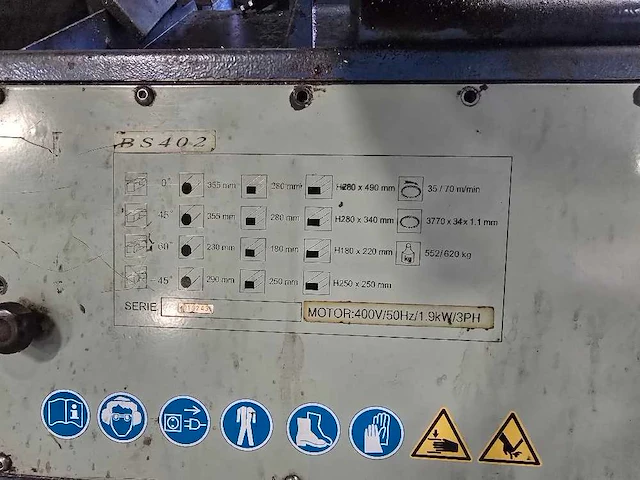 Contimac - bs 402 - verticale bandzaagmachine - afbeelding 4 van  9