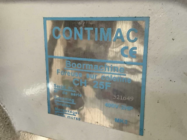 Contimac ch 25f kolomboormachine - afbeelding 5 van  13