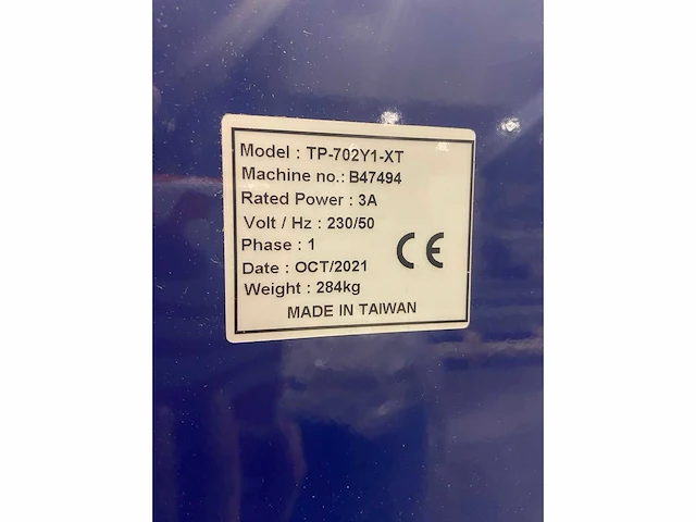Contimeta - 2021 - tp-702y1-xt - omsnoeringsmachine - afbeelding 7 van  13