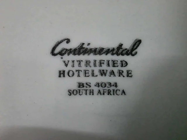 Continental - porselein bord (42x) - afbeelding 3 van  4