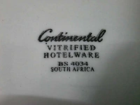 Continental - porselein bord (42x) - afbeelding 3 van  4