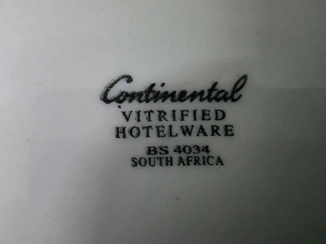 Continental - porselein bord (50x) - afbeelding 3 van  4