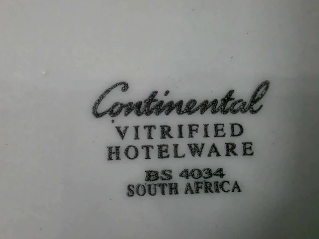 Continental - porselein bord (70x) - afbeelding 3 van  3