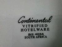 Continental - porselein bord (70x) - afbeelding 3 van  3
