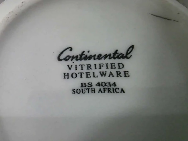 Continental - porseleinen soepkom met schotel (75x) - afbeelding 4 van  5