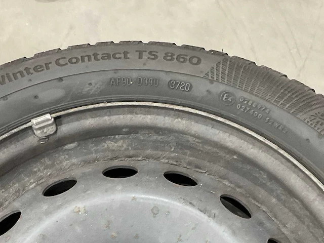 Continental winter contact ts 860 autoband (4x) - afbeelding 5 van  8