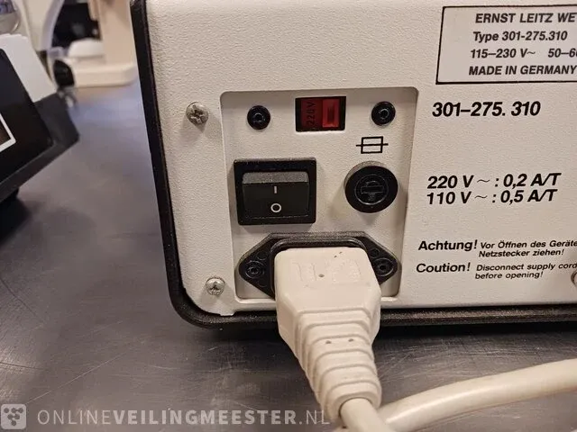 Controller voor microscoop ernst leitz betzlar gmbh, 301-275.310 - afbeelding 6 van  8
